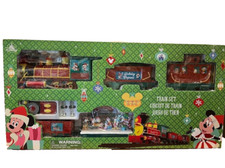 Disney Parks Holiday Christmas Mickey Mouse Remote Controlled Train Set