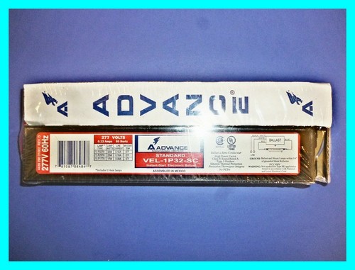 (Quantity 10) Electronic Ballasts, VEL-1P32-SC,  Advance, 277 volts, 60 hz, NIB - Picture 1 of 7