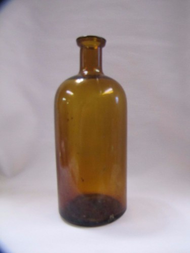 Antike Medizinflasche Illinois Glass Company Braunglas Serumflasche 20er Jahre - Bild 2 von 7