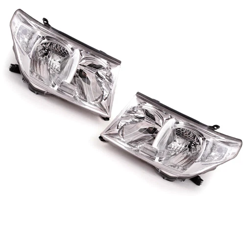 LH RH Headlights Pair For Toyota Landcruiser 200 Series UJZ200/VDJ200 2007-2011 - Picture 1 of 16