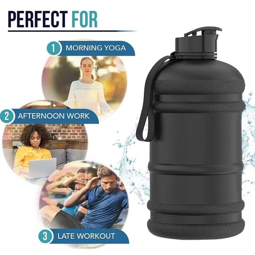 2.2L Water Bottle, Extra Strong Leakproof BPA Free 2.2 Litre Large Water Jug GYM - Picture 4 of 18