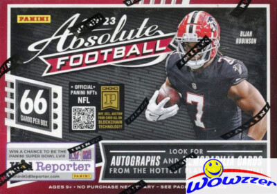 2023 Panini Absolute Football EXCLUSIVE Sealed Blaster Box-GREEN PARALLELS!