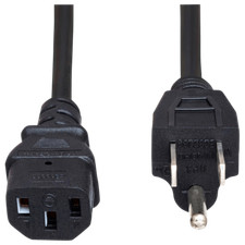 Hosa Power Cord, IEC C13 to NEMA 5-15P, 8 ft   PWC-148