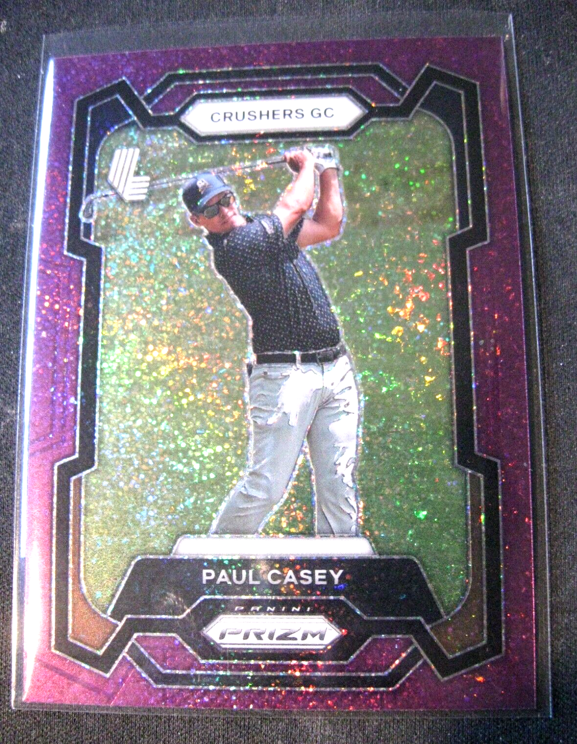 Paul Casey 2024 Panini Prizm LIV Golf Purple Pulsar #44 Crushers GC Mint