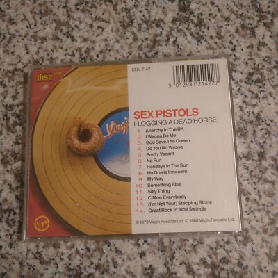 Sex Pistols Flogging A Dead Horse CD ORIGINAL UK IMPORT Virgin CDV