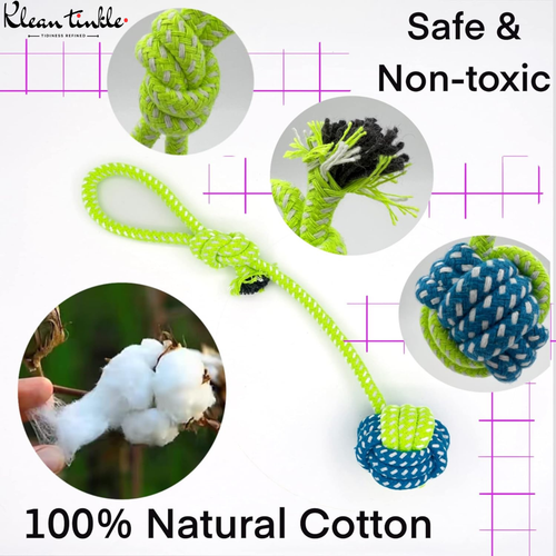 Dog Toys for Aggressive Chewers Puppy Chew Teething Rope Treats Tug Toy Packs - Picture 94 of 107