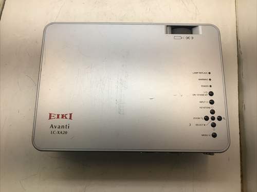 EIKI LC-XA20 LCD Projector w/ Power Cord 1996 Hours - Picture 6 of 14