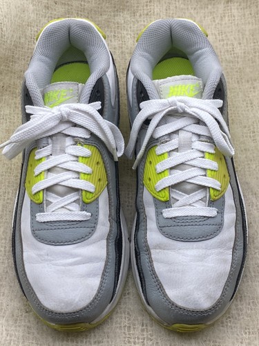 Nike Air Max 90 LTR 2019 (GS) Shoes Size 5.5Y White/Particle Grey CD6864 - Picture 4 of 19