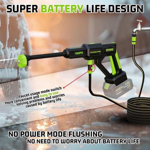 Cordless Pressure Washer,1060 PSI Battery Power Washer - Picture 8 of 9