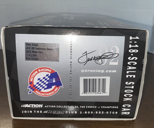 Action #29 Kevin Harvick GM Goodwrench service/E.T 2002 Monte Carlo 1:18 - Picture 4 of 8