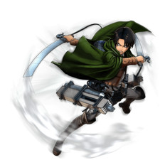 Captain Levi Ackerman Attack on Titan v8 Weatherproof Anime Sticker 6" Car Decal