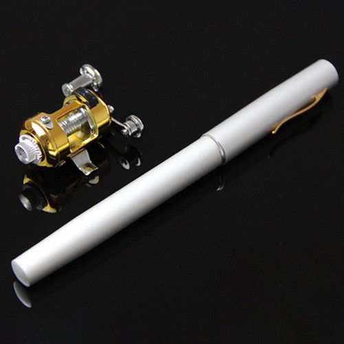 1 Set Fishing Pole Reel Long Lasting High-hardness Widely Usage Ice Fishing Pole