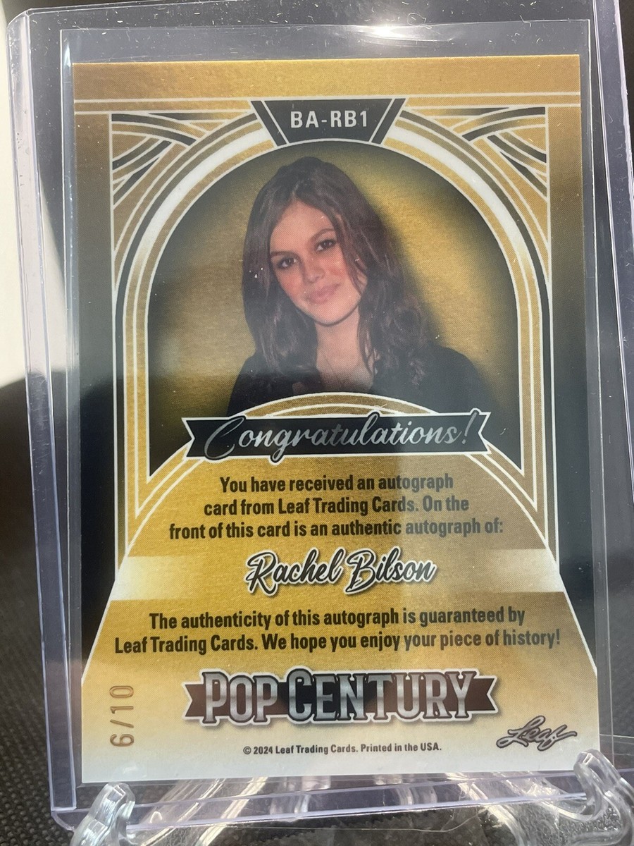 2024 LEAF POP CENTURY RACHEL BILSON BLUE AUTO #6/10 The O.C.