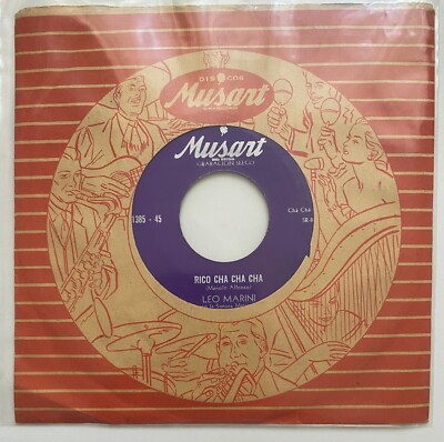 LEO MARINI / NELSON PINEDO -RICO CHA CHA CHA / EL MUÑECO DE- MEXICAN 7¨SINGLE CS