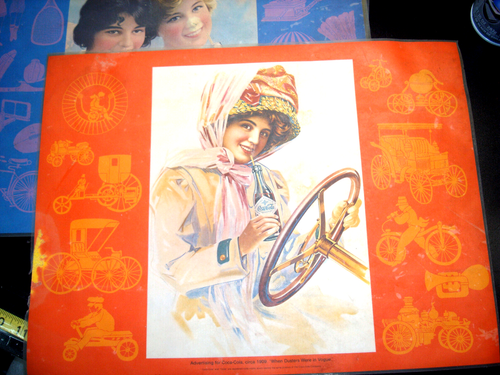 ADVERTISING FOR COCA-COLA / 5 PLACEMATS 5 / 1909 (2), 1904, 1912, 1903 - Picture 4 of 9