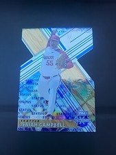 2019 Panini Elite Extra Edition Status Blue Die-Cut /75 Isaiah Campbell #76