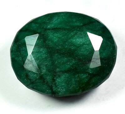 Riesiges 225.20 CT Natürlich Grün Smaragd Certified Earth-Mined Oval Edelstein