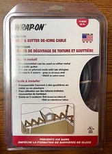 Câble de dégivrage Wrap-On 14020 pour toit et gouttière