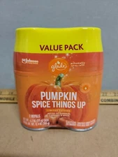 Glade Limited Edition Pumpkin Spice Things Up Automatic Spray Refill 2 Pack New