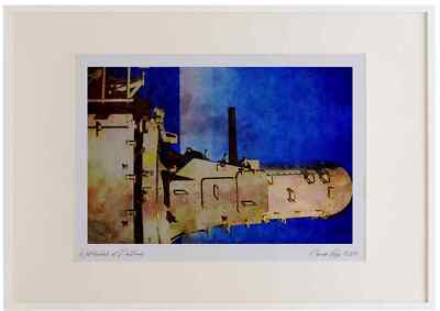 793055 Phalanx Anti missile Gun System, United States Navy Watercolour Picture