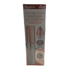 KAPHIO Facial Eyebrow Hair Remover Rechargeable 2-in-1 Trimmer for Women