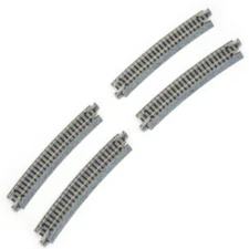 NEW Kato Radius 15º 481mm (19") Curve Track [4 pcs] UniTrack N Scale 20-160