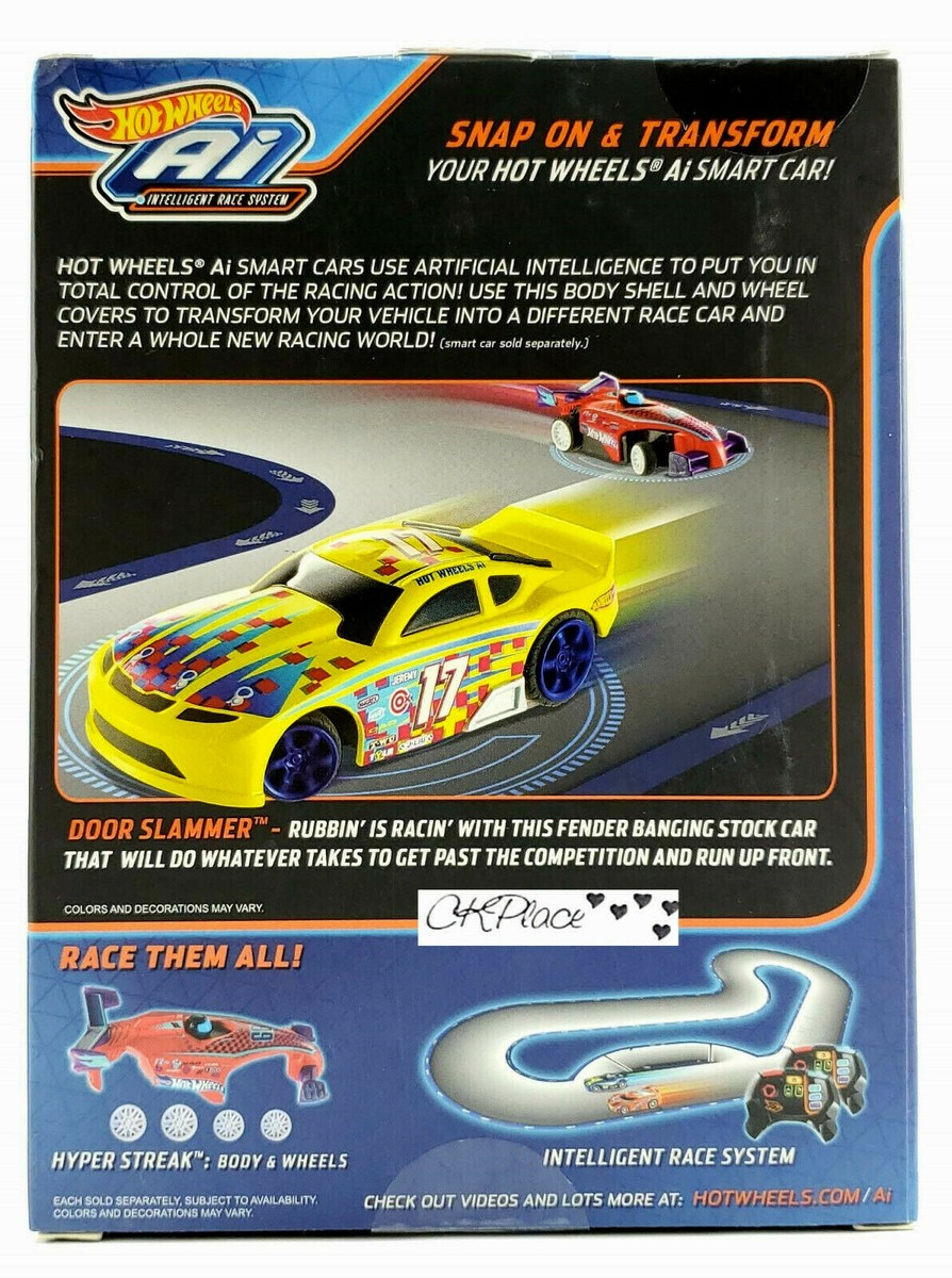 Hot Wheels Ai Door Slammer Car Body & Wheels Custom Kit – Snap-On Body Shell & Wheel Covers, FDN79, Ages 8+