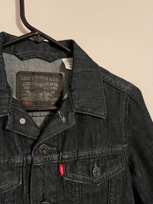 Levi's 57511 Cotton L/S Button Up Denim Jean Trucker Jacket