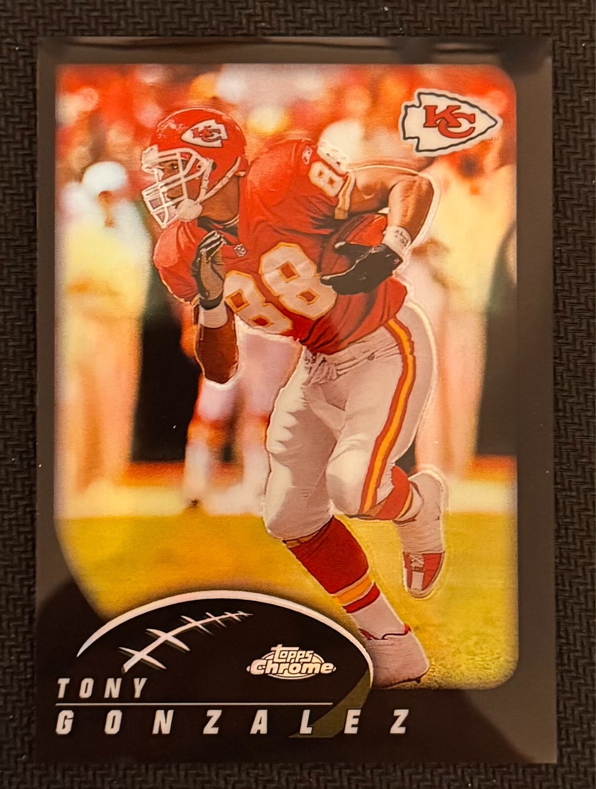 2002 Topps Chrome - Tony Gonzalez #113 Black Refractor 101/599