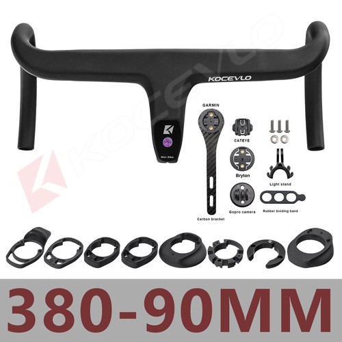 KOCEVLO Carbon Rennrad Drop Bar integrierter Lenker Vorbau Lenker mit Halter - Bild 18 von 33