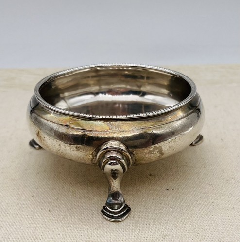 Antique UK Sterling ~ C 1767 SILVER OPEN SALT ~ George III by Jacob Marsh  - Picture 3 of 10