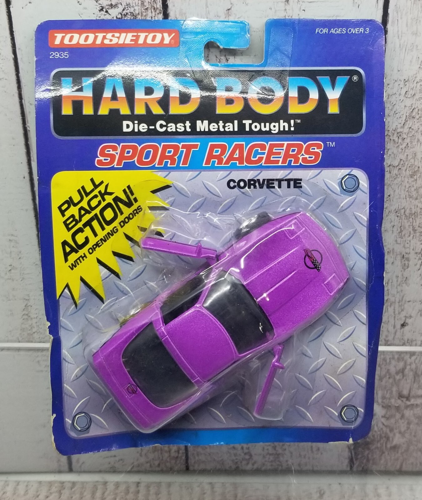 Tootsie Toy Hard Body Diecast Corvette Pull Back Action Toy Car Sports Racers eBay