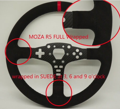 33CM/13 Racing Steering Wheel PC SIM Racing Accessory Suitable for MOZA R5 ACUS - Picture 9 of 10