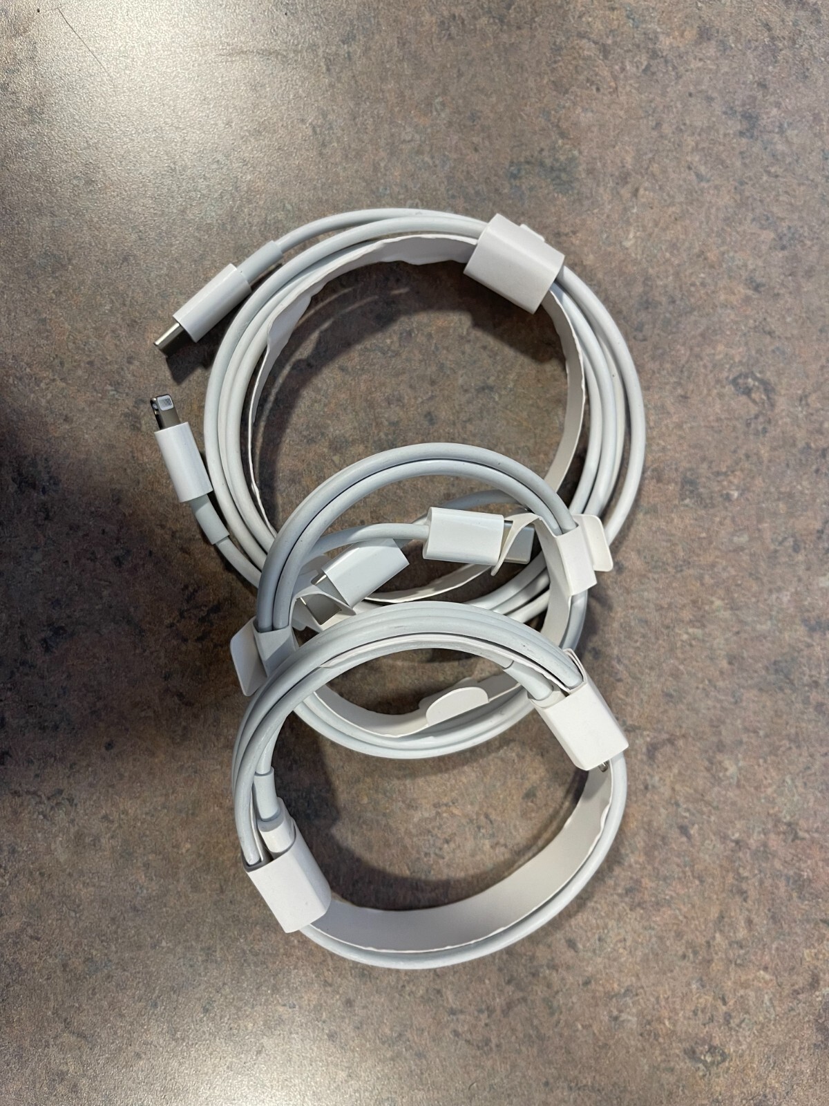 3 Pcs OEM Type C to Lightning Cable for Apple 6FT Iphone Fast Charger-image