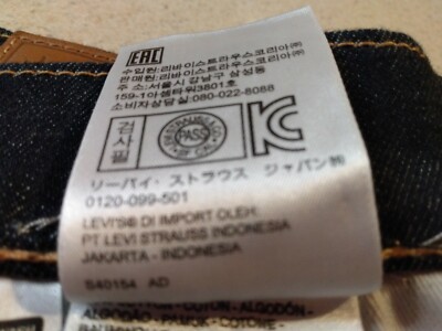RARE Vintage!! LEVI'S Jeans Lot 510 W 30 L 32 for Men, Irregular