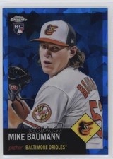 2022 Chrome Platinum Anniversary Blue Atomic Refractor 46/100 Mike Baumann 16o7