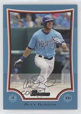 2009 Bowman Blue 347/500 Alex Gordon #134 14lm