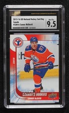 2015-16 National Hockey Card Day Canadian Connor McDavid CSG 9.5 Mint Plus 0i7t