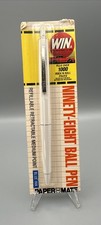 VTG Paper Mate Ninety Eight White Pen Double Heart Logo 1989 NOS