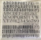 Iron Orchid Designs (IOD) - LETTERPRESS Decor Stamp - One 12 X 12 sheet