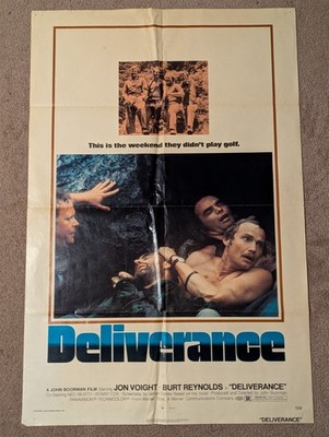 Deliverance (1972) Original Folded 27 x 41 Theatrical Movie Poster