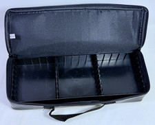 Case Logic 15 Cassette Tape Storage Case Black Zippered Media Organizer Vintage