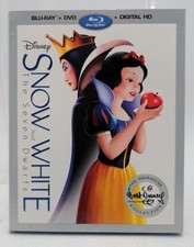 Disney 47925 Snow White And The Seven Dwarfs Blue Ray and DVD Digital HD