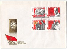 German Democratic Republic #2535a FDC, 1986