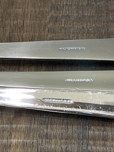 4 pc Hackman Finland HCK 6 Stainless Steel 18/10 Salad Serving Set MCM Retro - Picture 5 of 5