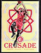 2016-17 Panini Excalibur SERGE IBAKA Silver Prizm Crusade #66 Raptors QTY