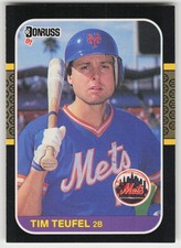 1987 Donruss #581 Tim Teufel