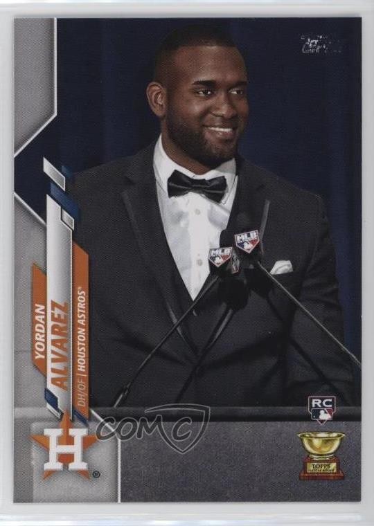 2020 Topps Update SP Photo Variation Yordan Alvarez (Award Speech) #U-300 12lp