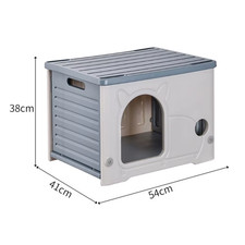 Newest Outdoor Portable Stray Cat Nest Winter Warm Waterproof Large Space Cat Sh