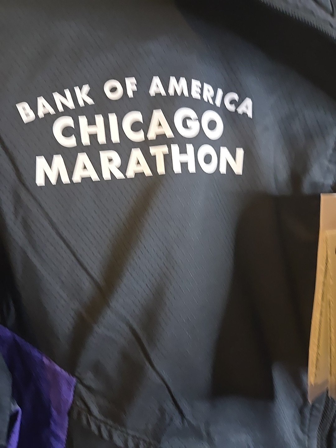 SACAI X NIKE Nike Giacca Uomo XS Chicago Marathon 2024 Windrunner Finisher Nero FV6204 010